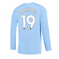 Manchester City Julian Alvarez #19 Hjemmedrakt 2023-24 Langermet